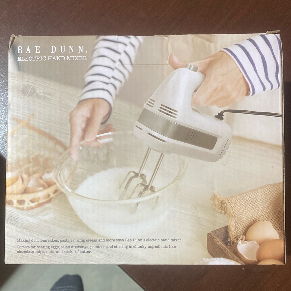 Rae Dunn electric hand mixer